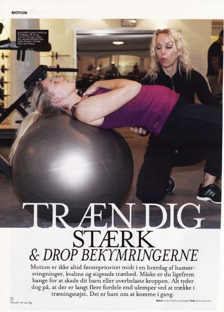 Træn dig stærk & drop bekymringerne - Arndal Spa & Fitness