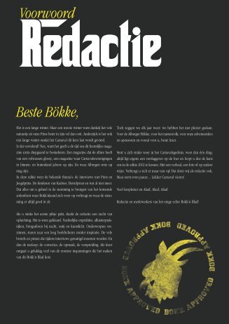 het Bokk'nblad van 2011 - De Alberger Bokke