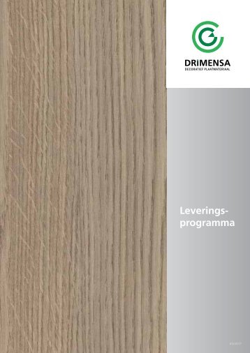 Leverings- programma - Drimensa