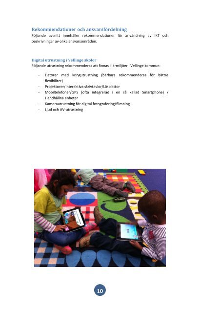IKT-plan för Vellinge skolor 2012 - 2015 - Vellinge kommun