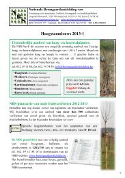 Hoogstamnieuws 2013-1 - Nationale Boomgaardenstichting