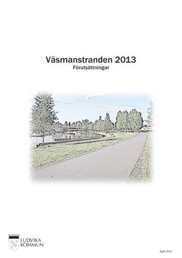 Förutsättningar för Väsmanstranden - Ludvika