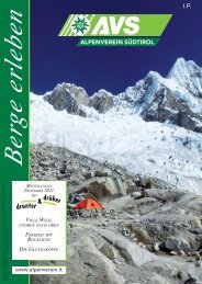 AVS-Mitteilungen Dezember 2011 - Alpenverein Südtirol