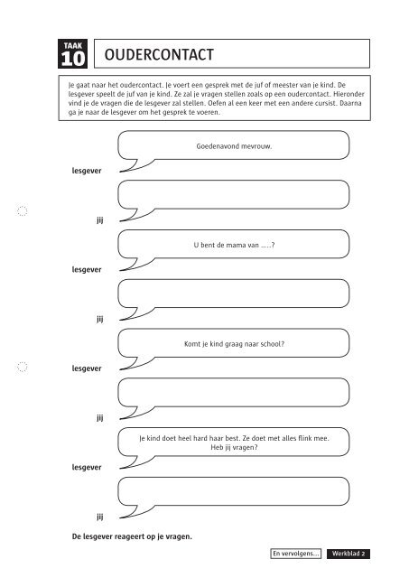 Download 'Het oudervolgsysteem' - School en Ouders