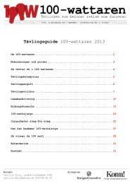 Tävlingsguide 100-wattaren 2013.pdf - Sveriges Annonsörer