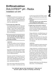 Dulcotest pH/redox-elektrod - ProMinent