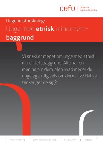Unge med etnisk minoritetsbaggrund - Center for Ungdomsforskning