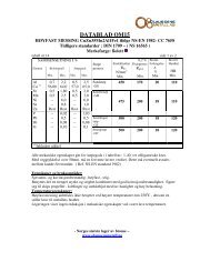 DATABLAD OM15 - Olaussens Metall AS