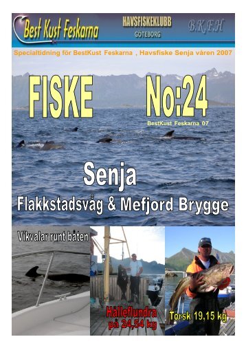 Specialtidning för BestKust Feskarna , Havsfiske Senja våren 2007