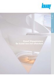 Knauf Gipspleisters De kunst van het afwerken