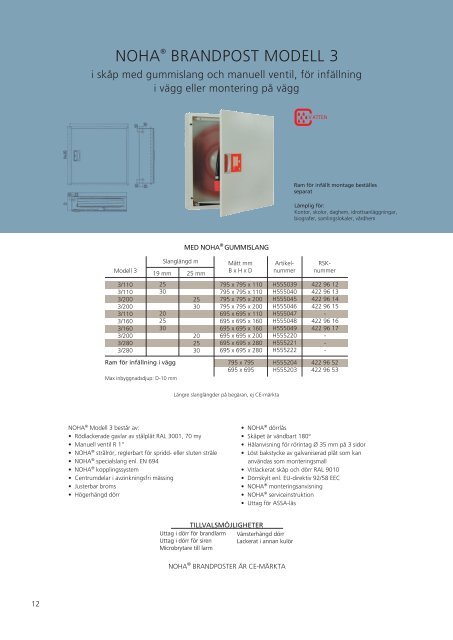 Produktkatalog NOHA Brandposter - Norrlandsbrand