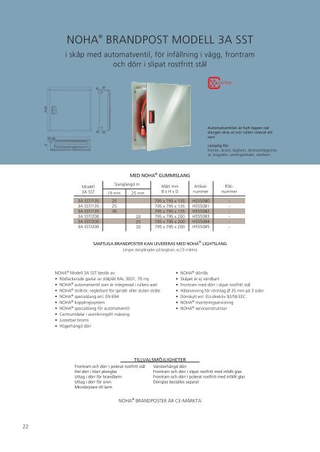 Produktkatalog NOHA Brandposter - Norrlandsbrand