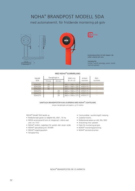 Produktkatalog NOHA Brandposter - Norrlandsbrand