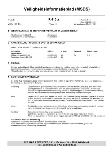 Veiligheidsinformatieblad (MSDS) - igs-cymaco.be