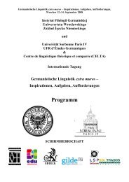 Programm (PDF) - Instytut Filologii Germańskiej