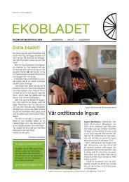 Ekobladet nr 2, 2013 - Ekomuseum Bergslagen