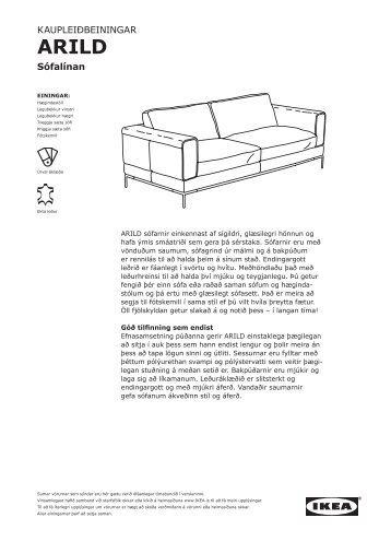 ARILD kaupleiðbeiningar (pdf skjal) - Ikea