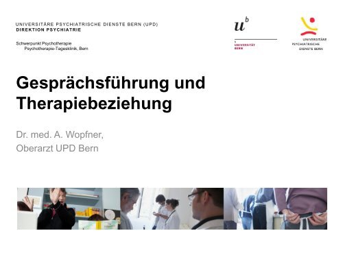 Wopfner, Gesprächsführung, Therapiebeziehung [PDF]