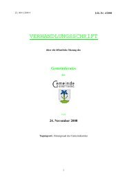 VERHANDLUNGSSCHRIFT - Geretsberg