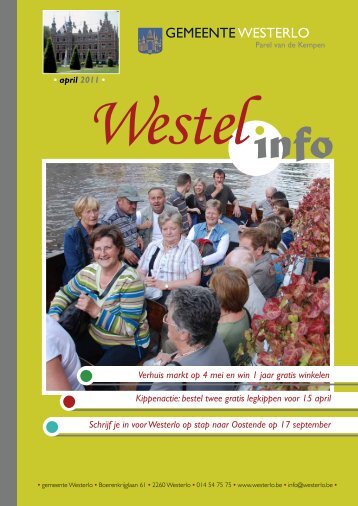 april 2011 - Gemeente Westerlo