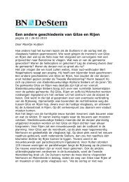 Een andere geschiedenis van Gilze en Rijen - Heemkring Molenheide