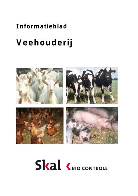 Informatieblad Veehouderij - Biologischondernemen.nl