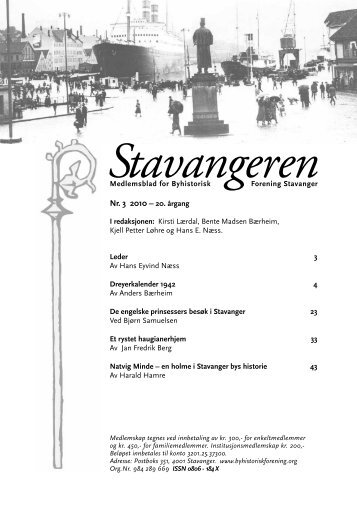 Stavangeren 3-2010 (web).pdf - Byhistorisk forening