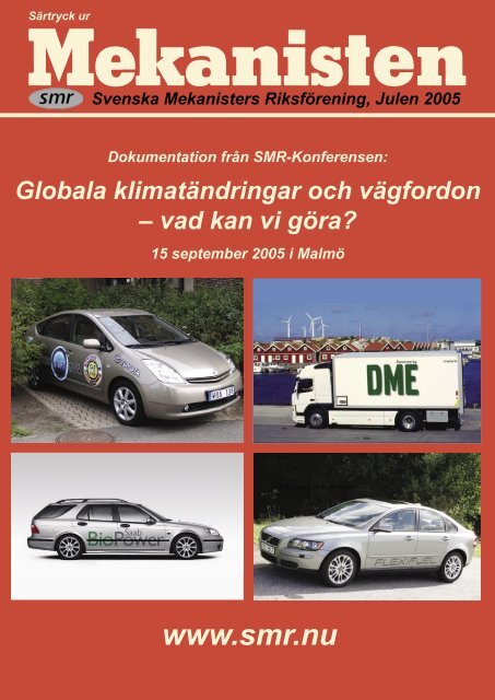 utsläpp - Svenska Mekanisters Riksförening