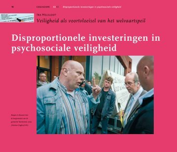 Disproportionele investeringen in psychosociale veiligheid - Crisislab