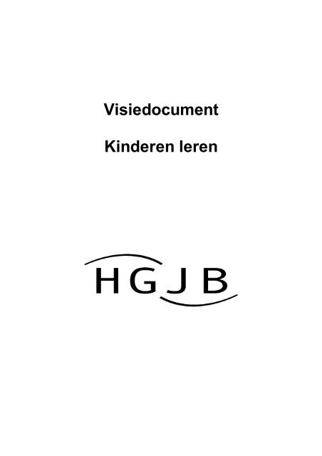 Visiedocument Kinderen leren