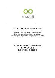 MILJØANSVAR LØNNER SEG! LEVERANDØRKONFERANSE ... - Difi