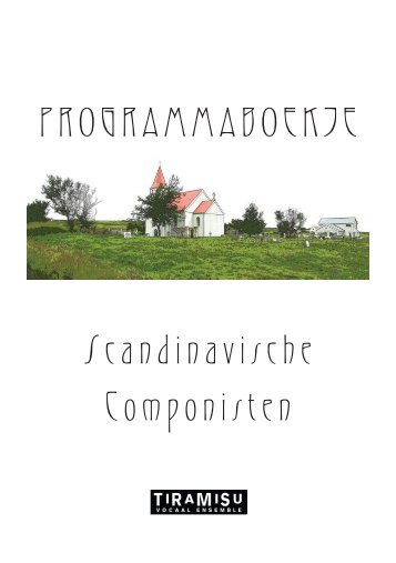 PROGRAMMABOEKJE Scandinavische Componisten - Vocaal ...