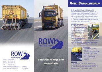 Bekijk de brochure van Rowi Straalbedrijf