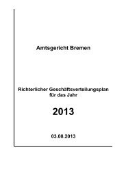 Geschäftsverteilungsplan 2013 - Amtsgericht Bergheim