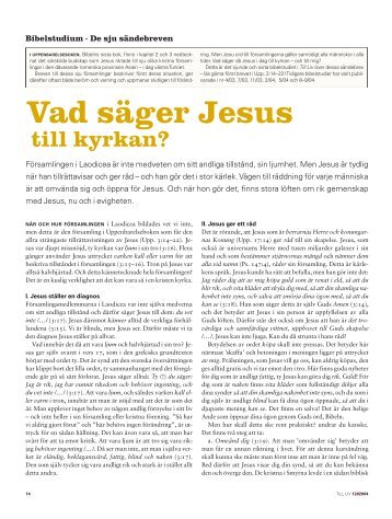 Vad säger Jesus - Till Liv