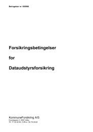 Forsikringsbetingelser for Dataudstyrsforsikring