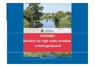 HOWABO Solution for high water problem 's-Hertogenbosch - Amice A