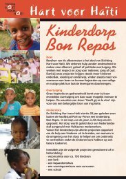 Kinderdorp Bon Repos - Hart voor Haiti