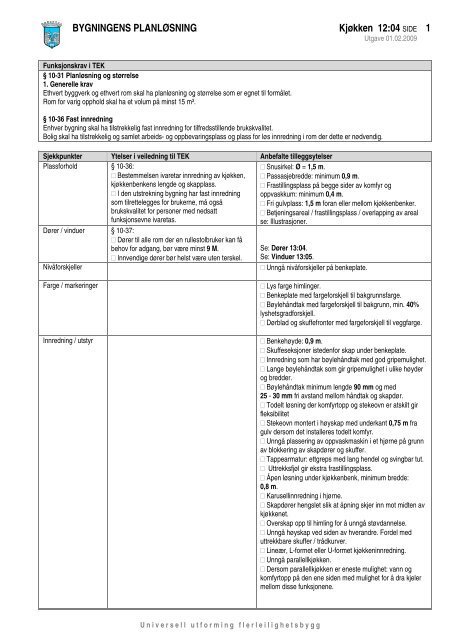 Universell utforming - flerleilighetsbygg - Trondheim kommune