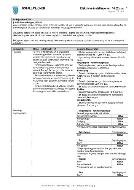 Universell utforming - flerleilighetsbygg - Trondheim kommune