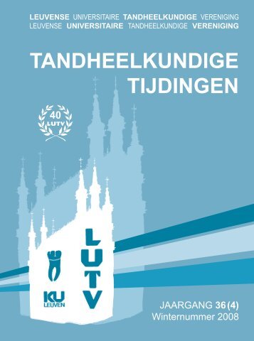 TANDHEELKUNDIGE TIJDINGEN - Lutv.be