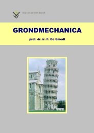 GRONDMECHANICA - Vrije Universiteit Brussel