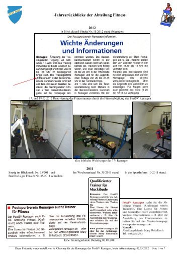 Jahresrückblicke Fitness.pdf - PostSV Remagen