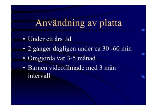 Kroniska sjukdomar hos barn- odontologiska konsekvenser