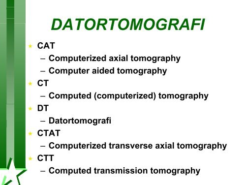 DATORTOMOGRAFI