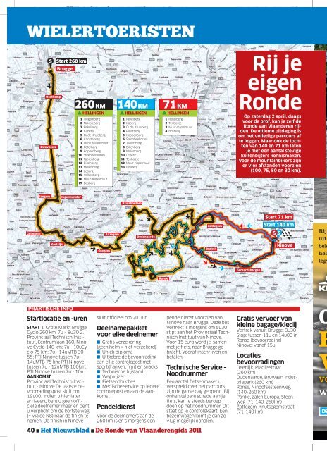 Ronde van Vlaanderen Ronde van Vlaanderen - De Standaard