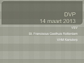 VSV St. Franciscus Gasthuis Rotterdam - ZorgImpuls