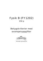 Fysik B (FY1202) - bjornjonsson.se