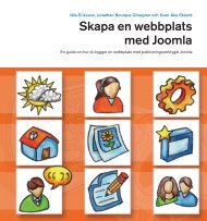 Skapa en webbplats med Joomla - SE