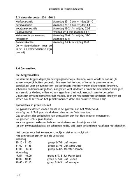 permanente deel schoolgids - Catent